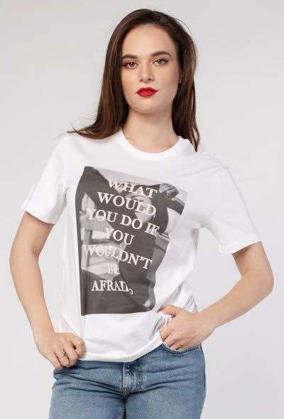Tricou alb What would you do